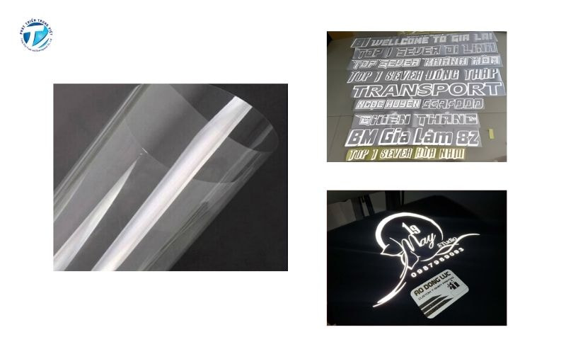 Decal phản quang trong suốt